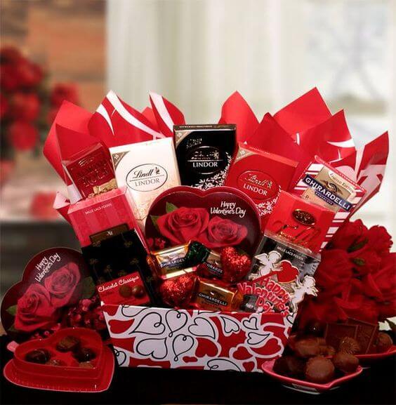 Gourmet Treats Valentine Gift