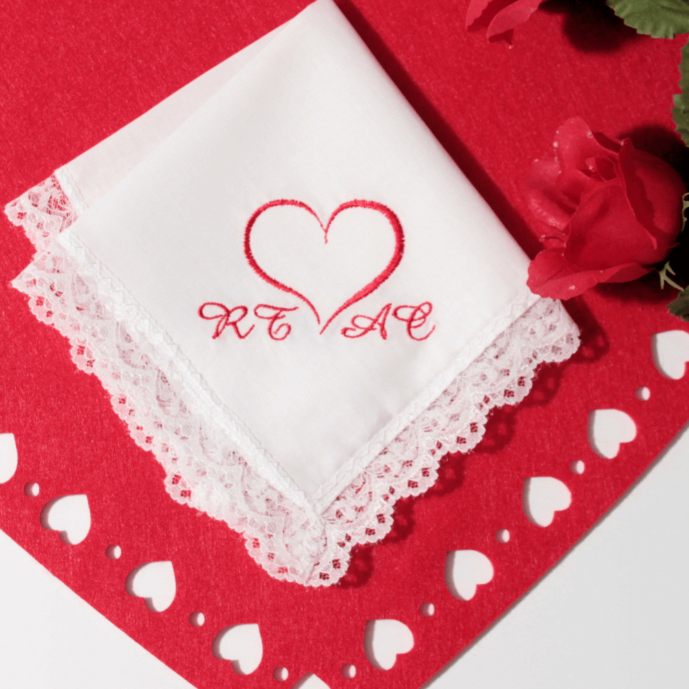 Valentine Handkerchief For Her