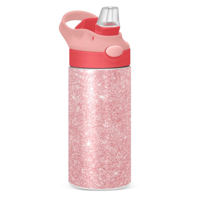 Lovely Pink Glitter Water Bottles