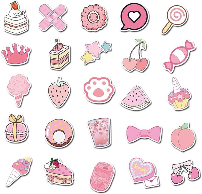 Stickers for Your Cute Pink Water Bottle