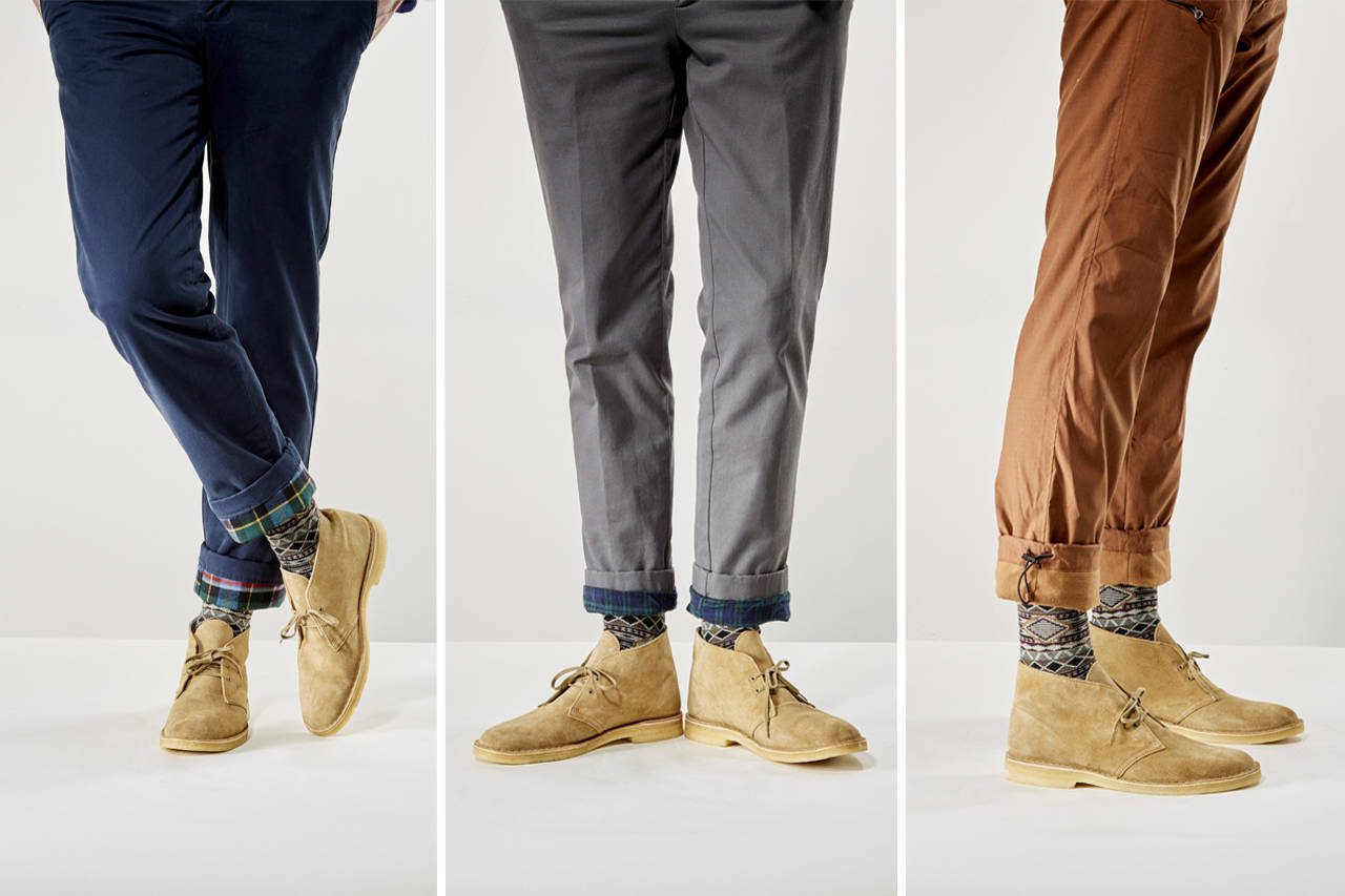 Flannel-Lined Chinos for Men's Winter Pants