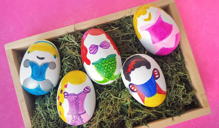 Princess Egg Decorating - Easter Egg Competition Ideas