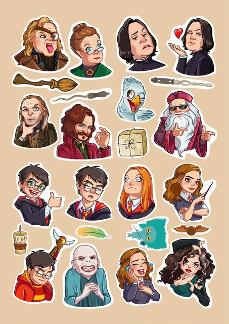 Cute Harry Potter Stickers