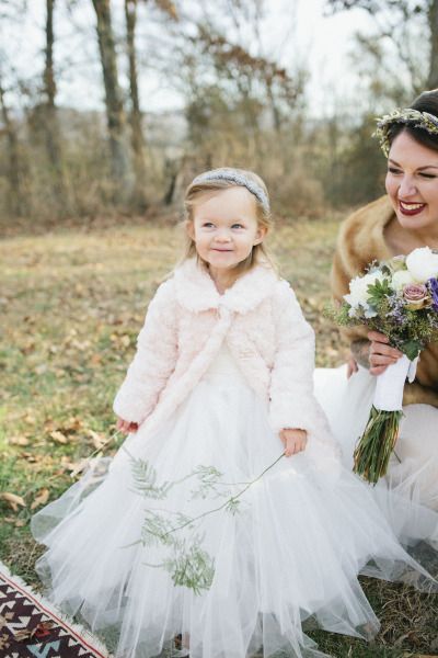 Cute Winter Flower Girl Dresses