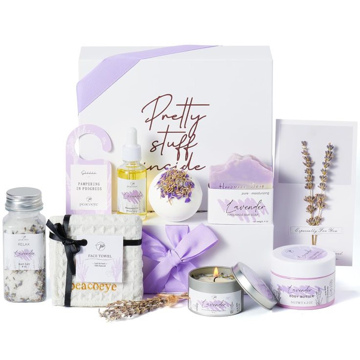 Lavender Selfcare Gift Basket Ideas