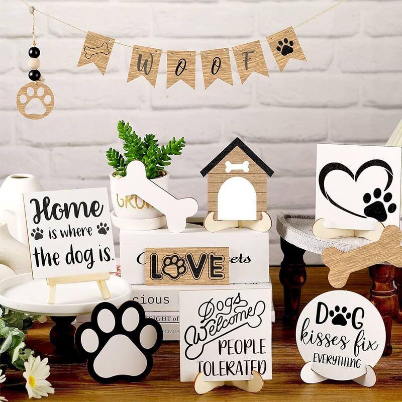 Adorn their home with charming dog-themed decorative gift basket for dog lovers