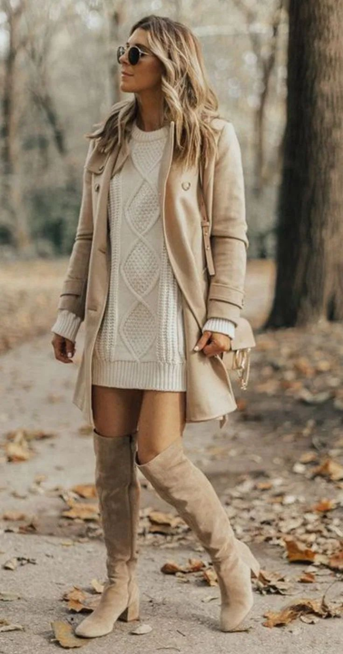 Winter Dress And Boots