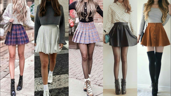 Mini Skirts And Top Set