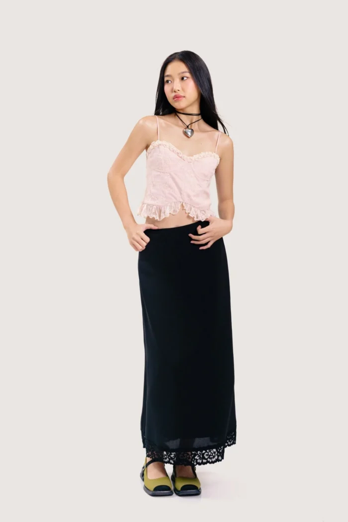 Wedding Black Skirt and Top Set