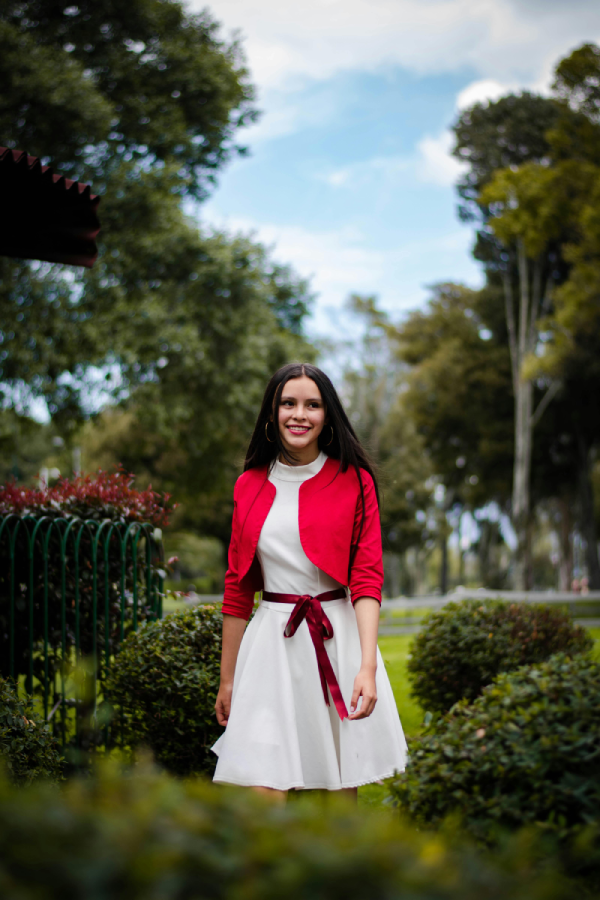 Red blazer