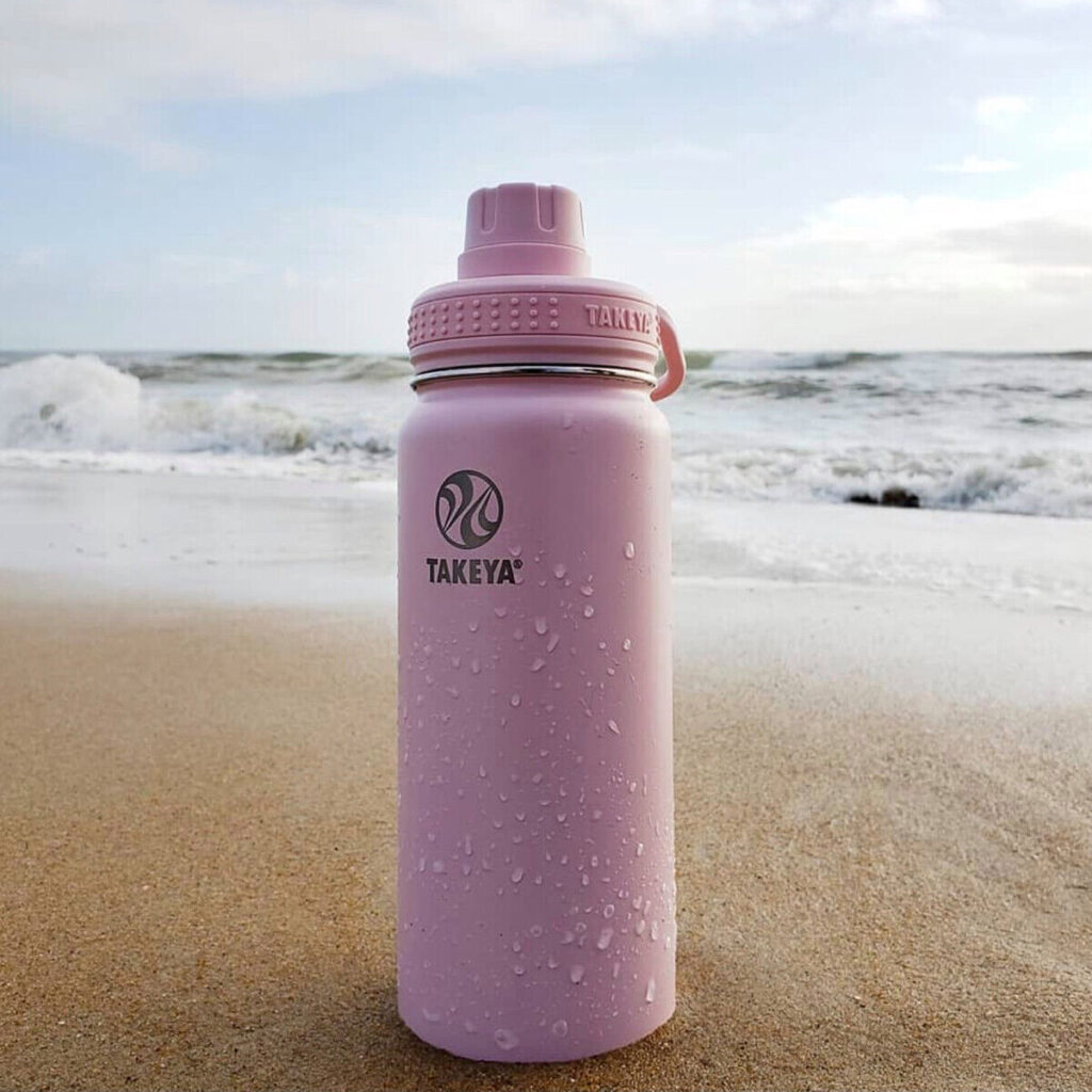 Cute Pink Water Bottle for Gymer