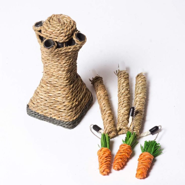 Climbing Tree With Carrots Toys for Rabbits