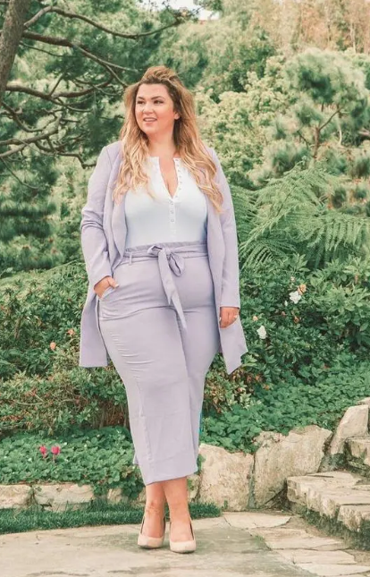 curvy plus size summer outfits for work