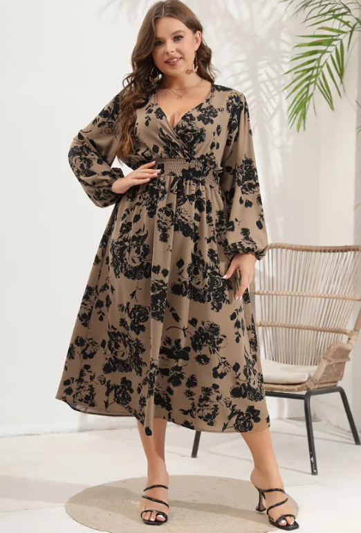 midi dress for plus size