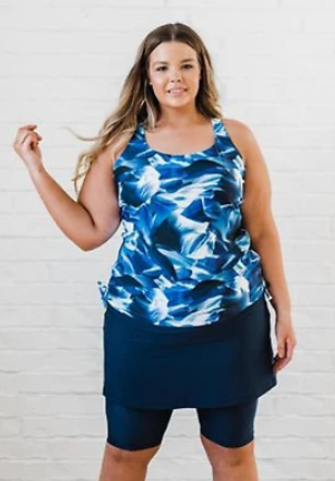 Trendy curvy plus size summer outfits for swimming