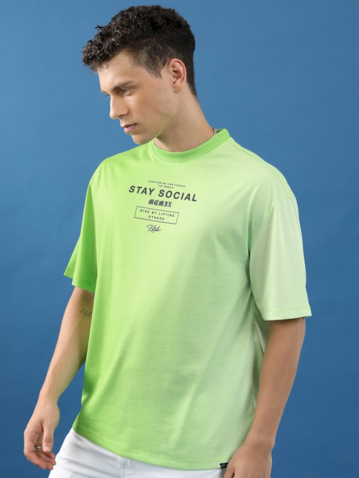 Lime Green T Shirt Mens