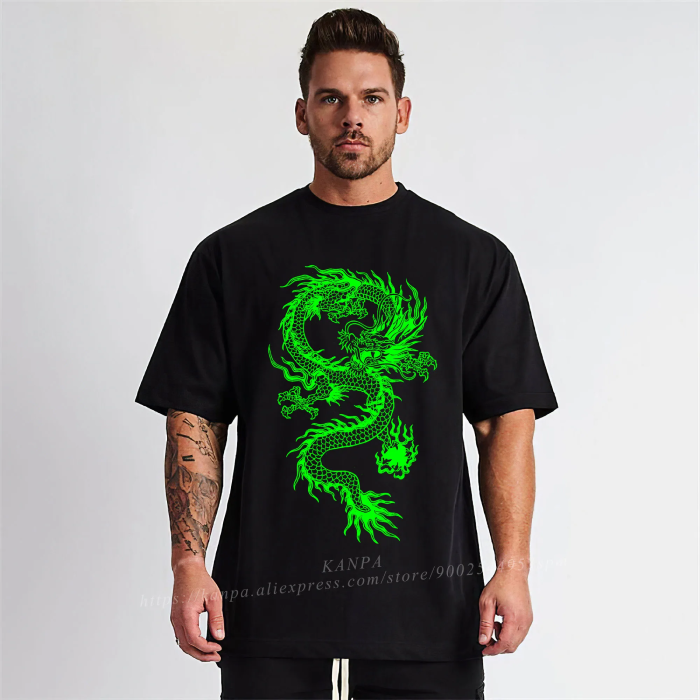 Black And Green T Shirt Mens