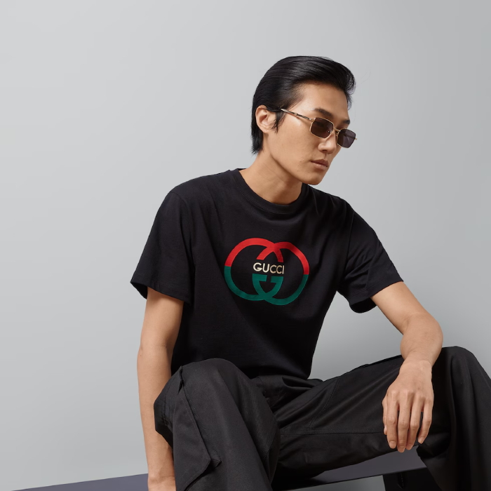 Gucci T Shirt Black Mens