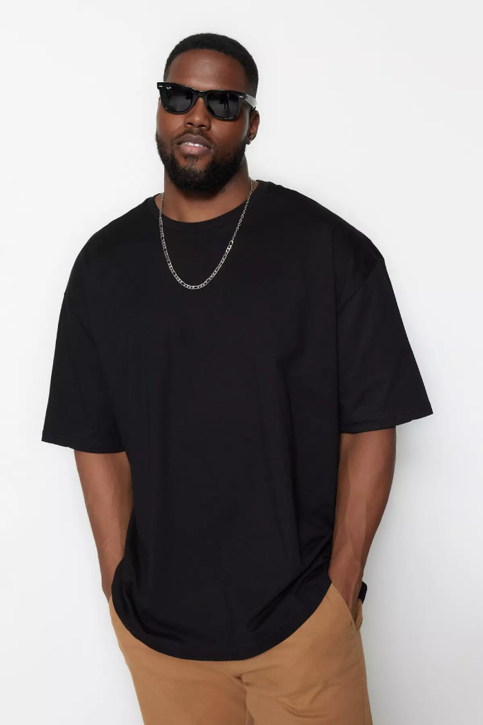 Black Oversized T Shirt Men