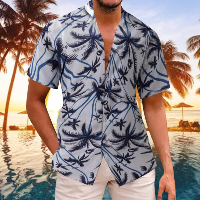 Summer T Shirt Men Beach